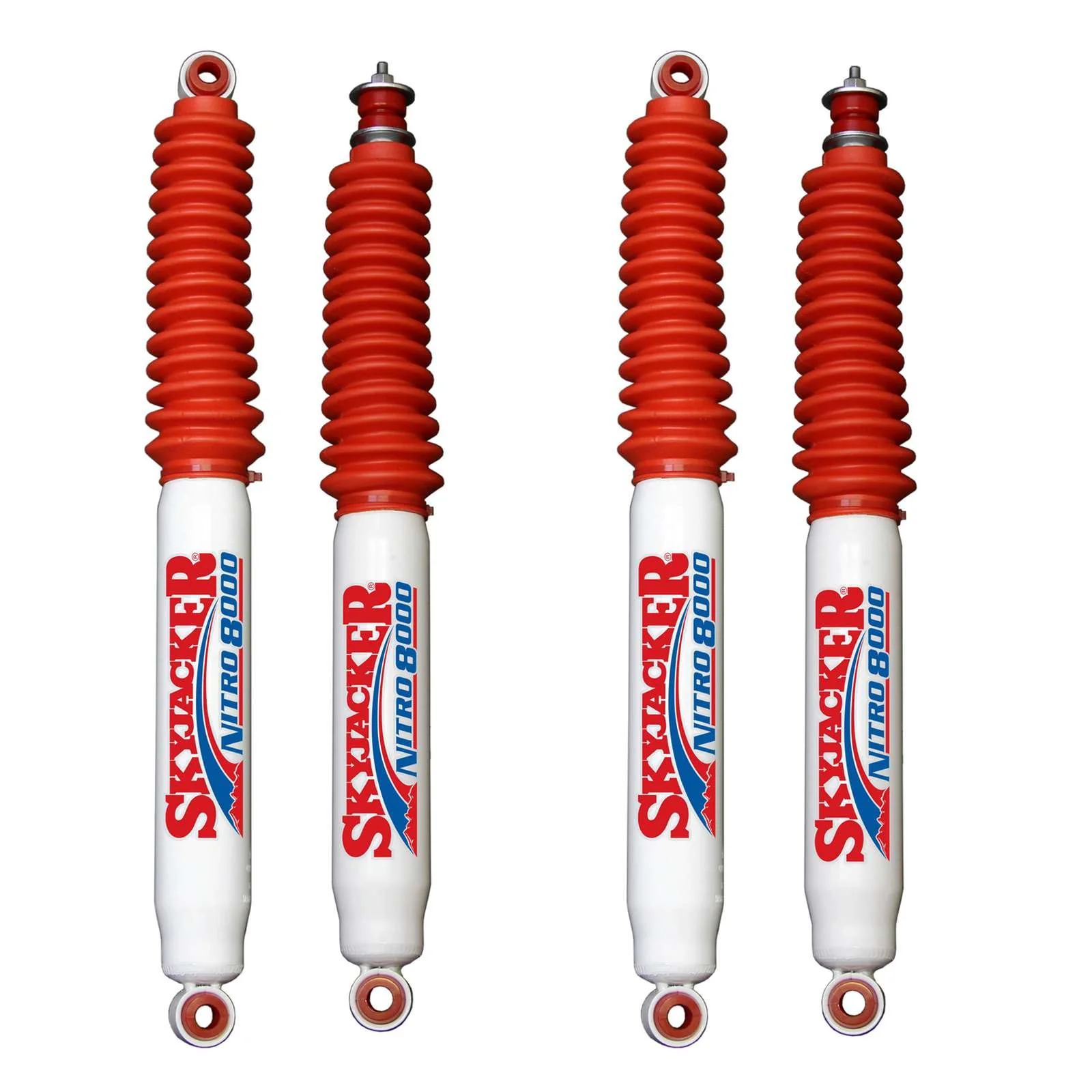 Skyjacker N8000 Nitrogen Gas Shocks Set for 2001-2010 Chevrolet Silverado 3500 HD 4WD - Image 6