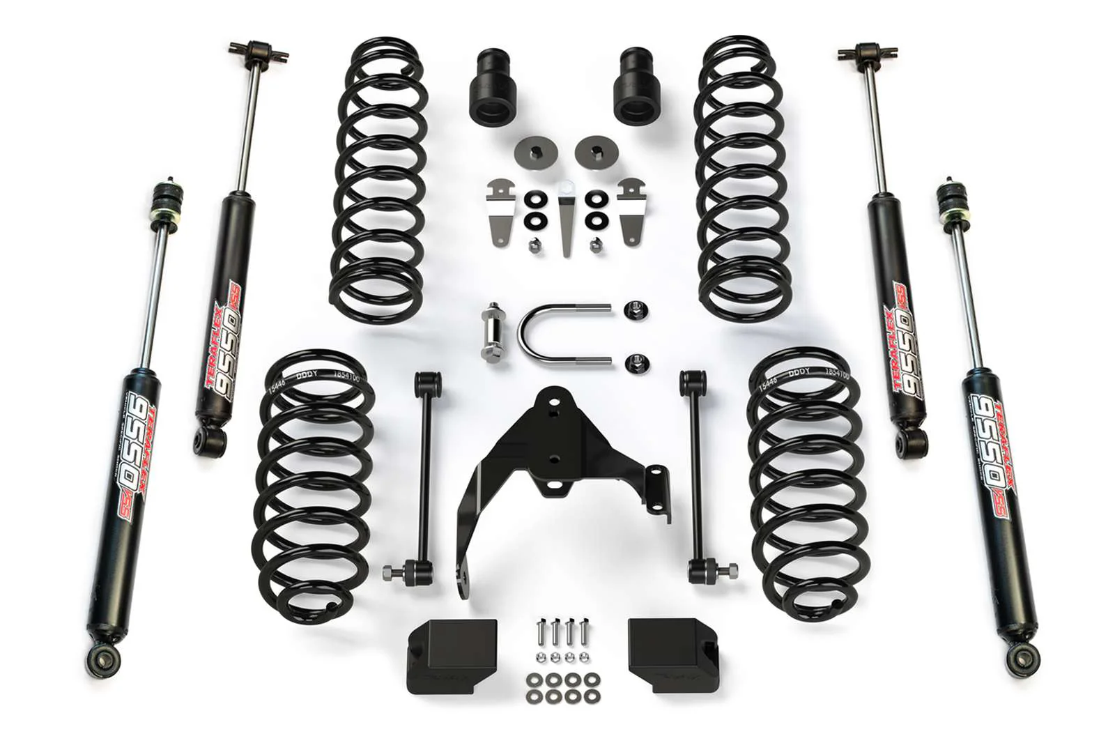 Teraflex 2.5" Lift Kit w/ 9550 VSS Twin Tube Shocks for 2007-2018 Jeep Wrangler JK 4WD - Image 2