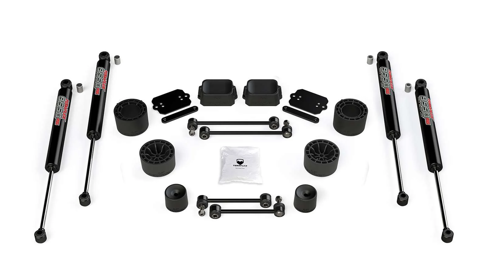 Teraflex 2.5" Performance Spacer Lift Kit w/ 9550 VSS Shocks Kit for 2018-2021 Jeep Wrangler JL Rubicon 4WD - Image 2