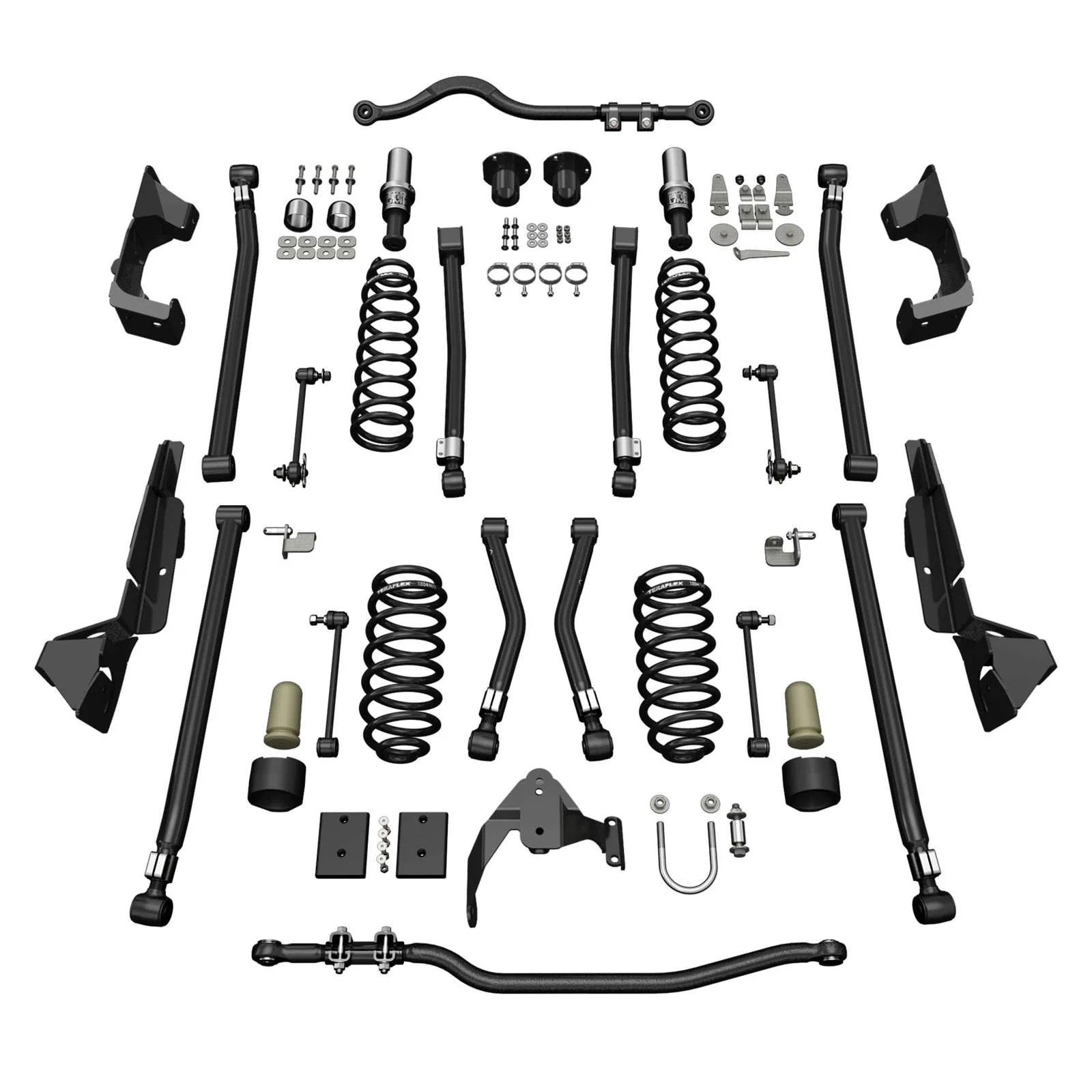 Teraflex 4" CT4 Suspension System Kit for 2007-2018 Jeep Wrangler JK 4WD - Image 2