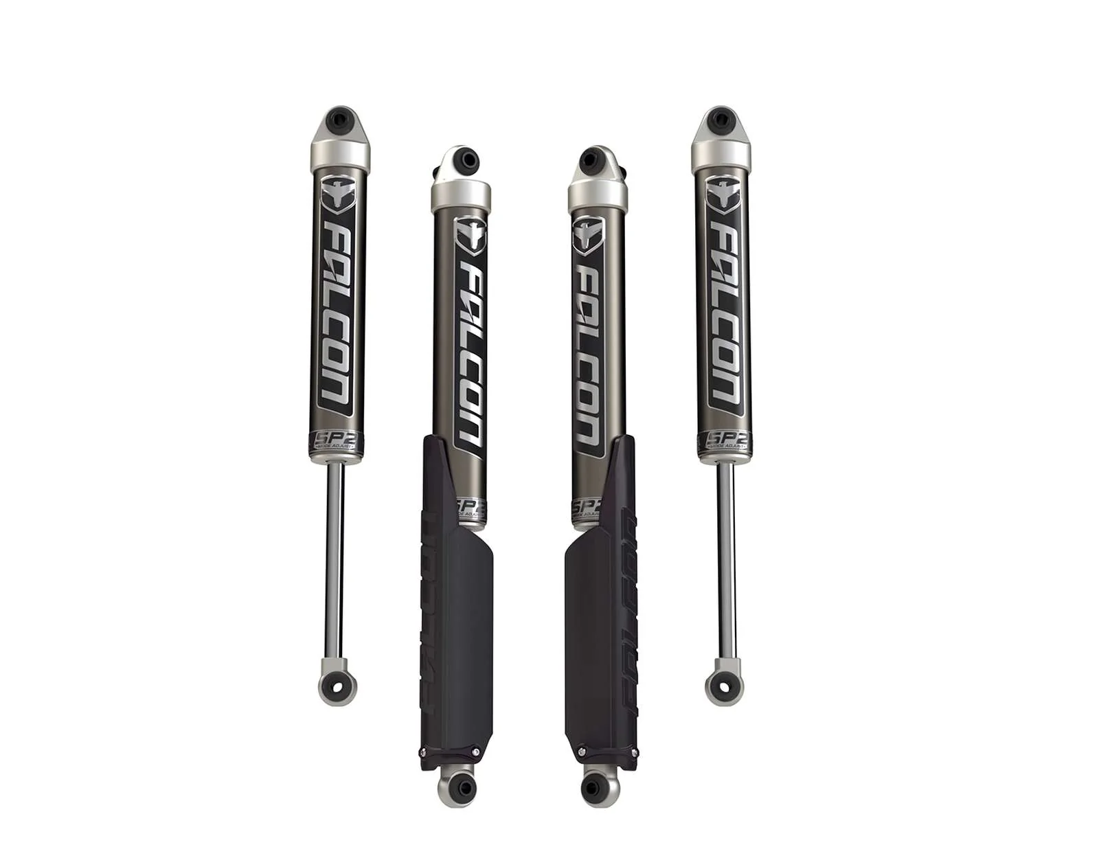 Teraflex Falcon SP2 2.1 Monotube Shocks Set for 2007-2018 Jeep Wrangler JK 4WD