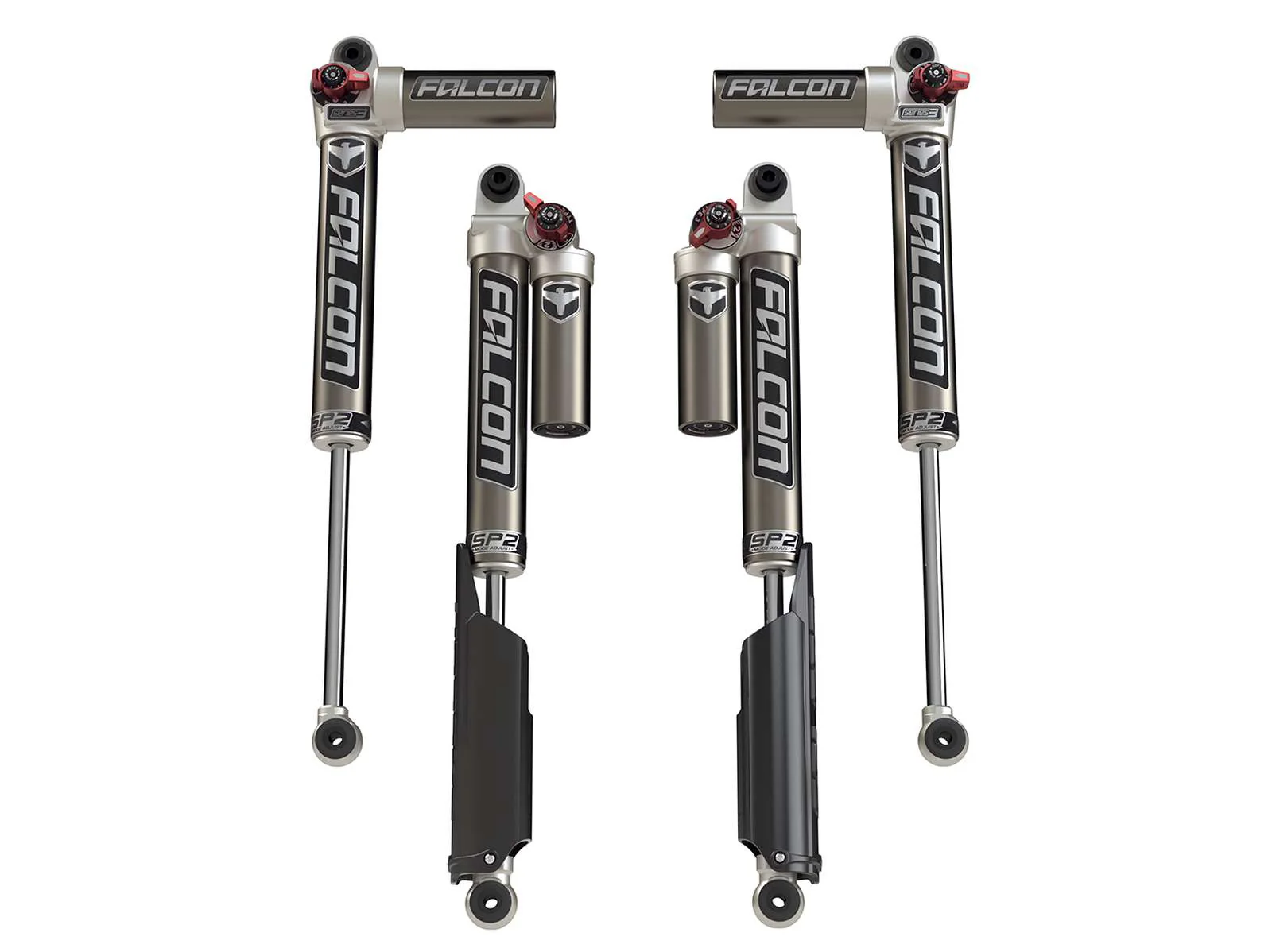 Teraflex Falcon SP2 3.3 Fast Adjust Piggyback Shocks Set for 2018-2024 Jeep Wrangler JL 4WD - Image 4